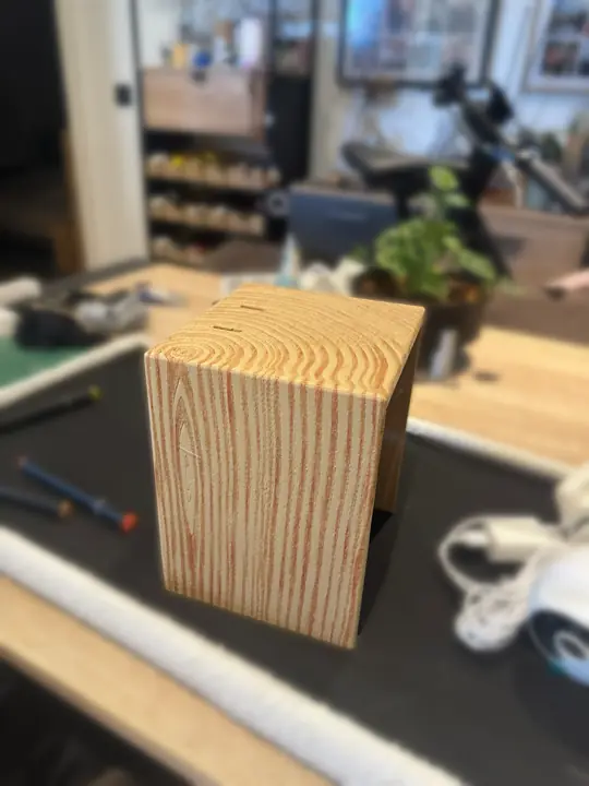 Cache-caméra imitation bois